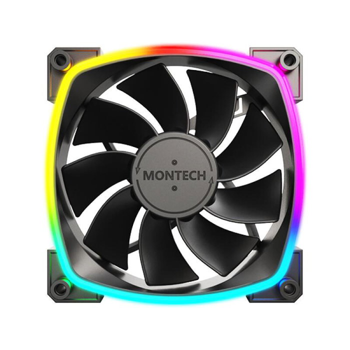 Montech Fan RX120 PWM (B) Black Montech Fan RX120 PWM (B) Black