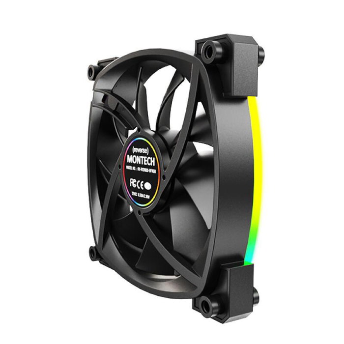Montech Fan RX120 PWM (B) Black Montech Fan RX120 PWM (B) Black