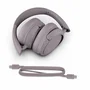JLab JBuds Lux ANC - Auriculares Diadema Inalámbricos Bluetooth 5.3 con Cancelación Activa de Ruido, Carga USB-C, 70h Autonomía, Color Mauve - ieuhbjluxancrmve62
