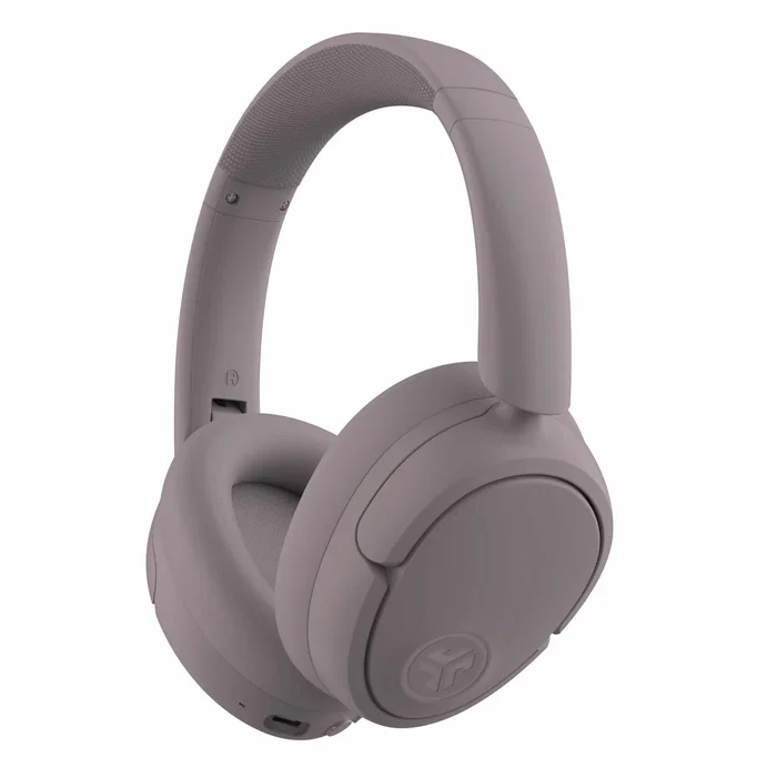 JLab JBuds Lux ANC - Auriculares Diadema Inalámbricos Bluetooth 5.3 con Cancelación Activa de Ruido, Carga USB-C, 70h Autonomía, Color Mauve - ieuhbjluxancrmve62