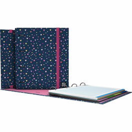 Grafoplás Carpebook A4 Bits&Bobs Hearts con 4 Anillas Mixtas