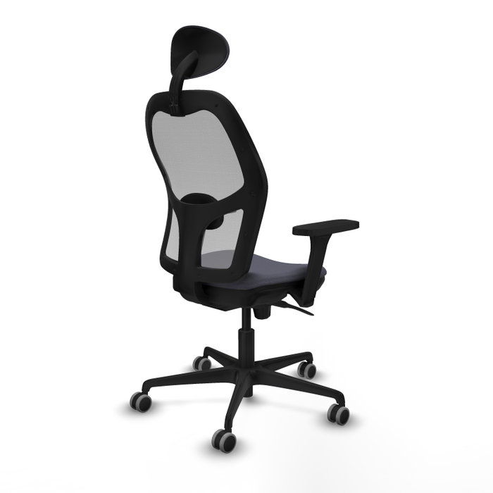 PIQUERAS Y CRESPO Silla de oficina Jorquera con mecanismo Sincro, Gris PIQUERAS Y CRESPO Silla de oficina Jorquera con mecanismo Sincro, Gris