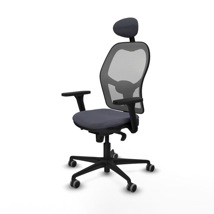 PIQUERAS Y CRESPO Silla de oficina Jorquera con mecanismo Sincro, Gris PIQUERAS Y CRESPO Silla de oficina Jorquera con mecanismo Sincro, Gris