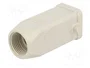 Harting Carcasa de prueba HART TII M20 19200030420 salida de cable recta gris