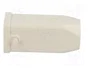 Harting Carcasa de prueba HART TII M20 19200030420 salida de cable recta gris