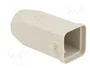 Harting Carcasa de prueba HART TII M20 19200030420 salida de cable recta gris