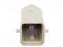 Harting Carcasa de prueba HART TII M20 19200030420 salida de cable recta gris