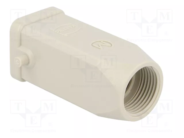 Harting Carcasa de prueba HART TII M20 19200030420 salida de cable recta gris Harting Carcasa de prueba HART TII M20 19200030420 salida de cable recta gris