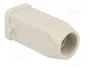 Harting Carcasa de prueba HART TII M20 19200030420 salida de cable recta gris