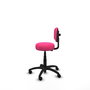 PIQUERAS Y CRESPO Silla Llanos giratoria en similpiel rosa
