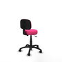 PIQUERAS Y CRESPO Silla Llanos giratoria en similpiel rosa