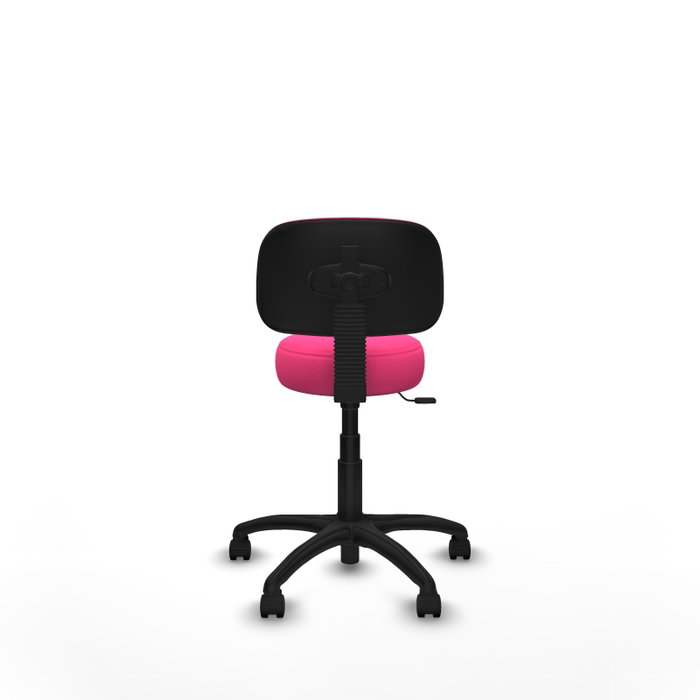 PIQUERAS Y CRESPO Silla Llanos giratoria en similpiel rosa