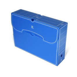 Grafoplas Caja de archivo definitivo tamaño folio azul