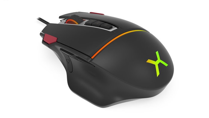 KRUX Fuze PRO Gaming Mouse, 11 botones programables, sensor óptico, iluminación RGB KRUX Fuze PRO Gaming Mouse, 11 botones programables, sensor óptico, iluminación RGB
