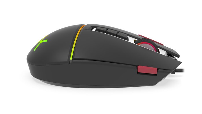 KRUX Fuze PRO Gaming Mouse, 11 botones programables, sensor óptico, iluminación RGB KRUX Fuze PRO Gaming Mouse, 11 botones programables, sensor óptico, iluminación RGB