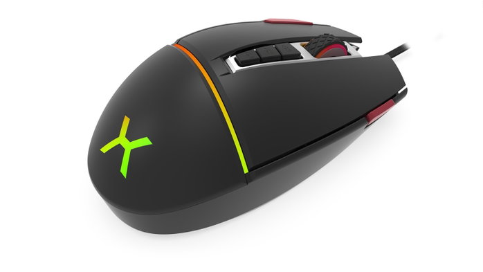 KRUX Fuze PRO Gaming Mouse, 11 botones programables, sensor óptico, iluminación RGB KRUX Fuze PRO Gaming Mouse, 11 botones programables, sensor óptico, iluminación RGB