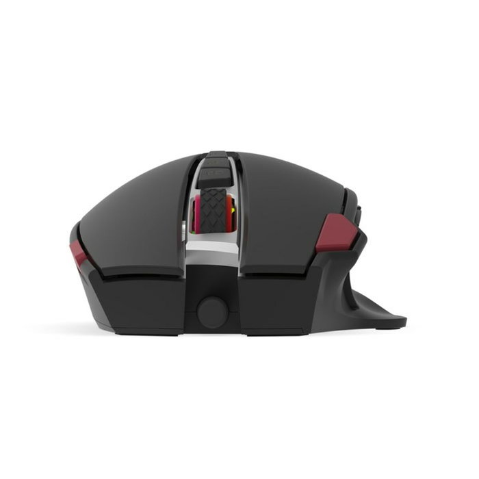 Krux KRUX Fuze PRO Ratón Gaming 12000 dpi Negro