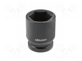 HÖGERT TECHNIK Vaso de percusión de 3/4 de pulgada, 6-angulos, HEX 60mm, corto