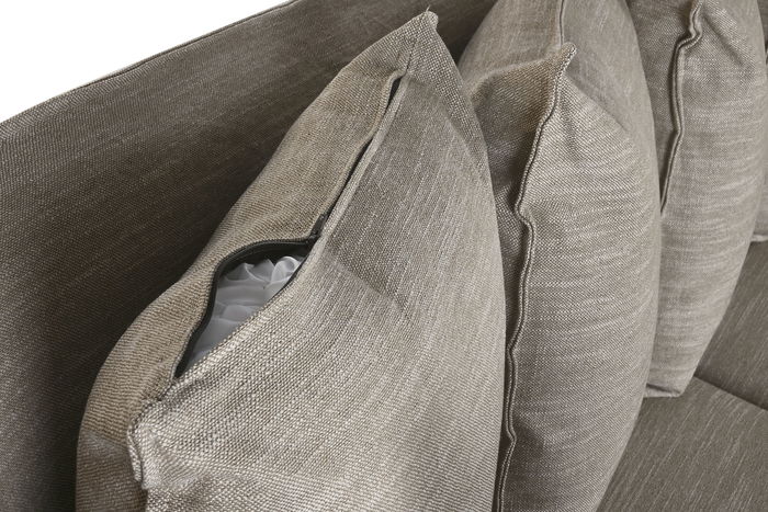 DKD Home Decor Sofá Verde Lino 260x104x90 cm