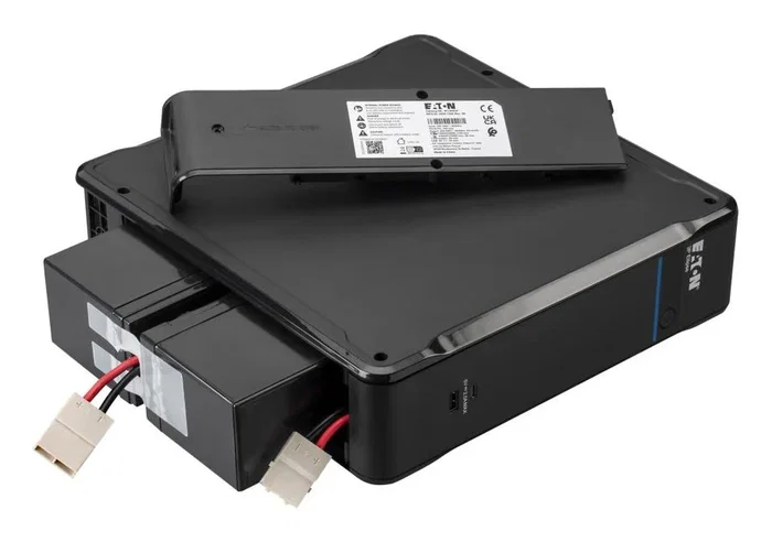 Eaton UPS 3P550D 3P Ellipse 550 DIN - Sistema de alimentación ininterrumpida, 0.55 kVA / 330W, Offline, 4 salidas AC, Torre negro