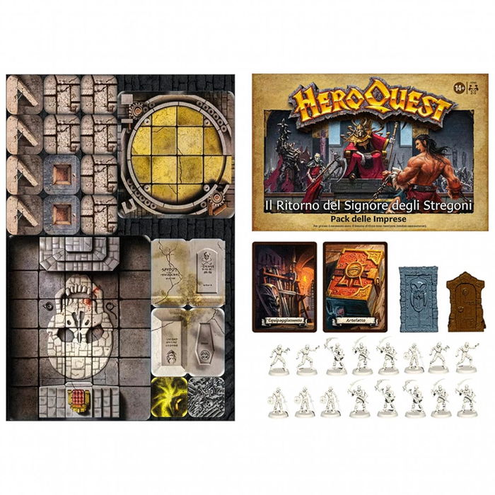 Hasbro Games Heroquest Exp. El Regreso Del Señor Brujo Italiano F4193