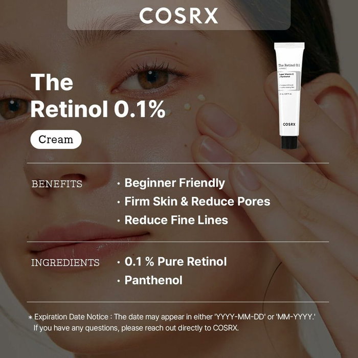 COSRX The Retinol 0.1 Cream 20ml COSRX The Retinol 0.1 Cream 20ml