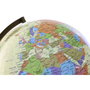 DKD Home Decor Globo Terráqueo de PVC con Luz Dorado