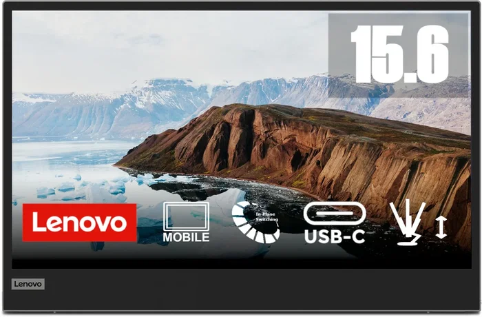 Lenovo L15 Monitor Portátil 15,6 Pulgadas Full HD USB-C, Negro/Gris Lenovo L15 Monitor Portátil 15,6 Pulgadas Full HD USB-C, Negro/Gris