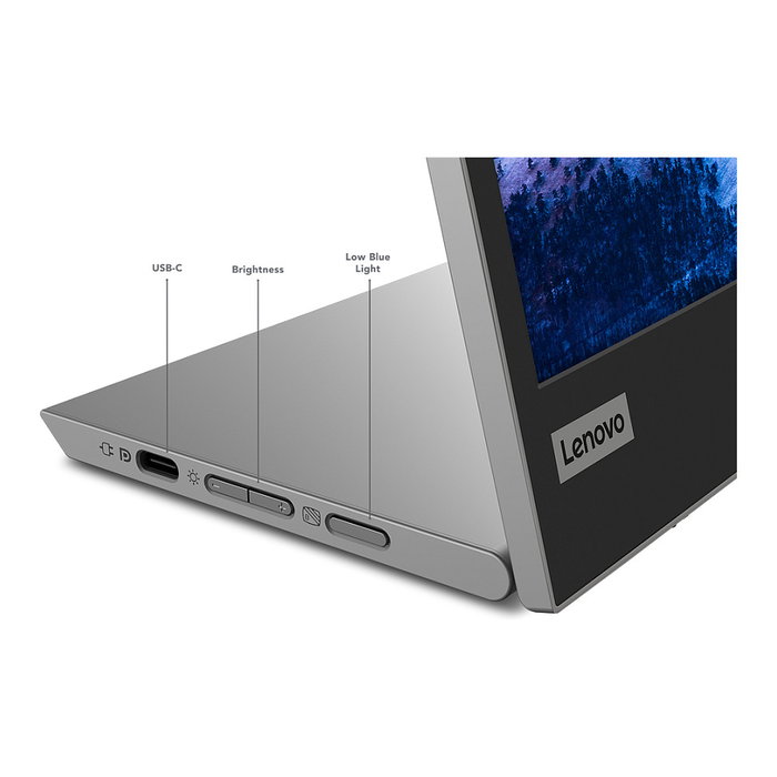 Lenovo L15 Monitor Portátil 15,6 Pulgadas Full HD USB-C, Negro/Gris Lenovo L15 Monitor Portátil 15,6 Pulgadas Full HD USB-C, Negro/Gris