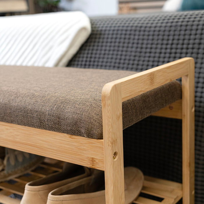 Banco Zapatero con Almancenaje Moa Vinthera 70x30x50 cm Banco Zapatero con Almancenaje Moa Vinthera 70x30x50 cm