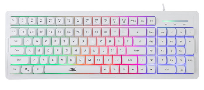 Baracuda Orca BGC-011 Set de teclado y ratón blanco