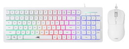 Baracuda Orca BGC-011 Set de teclado y ratón blanco