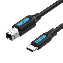 Vention Cable USB 2.0 para Impresora CQUBG USB-C a USB-B 1.5m Negro