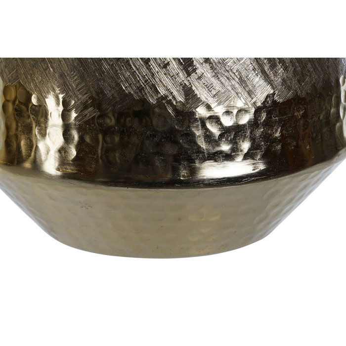 DKD Home Decor Centro de Mesa de Aluminio Annete Raspado, Pack de 2 DKD Home Decor Centro de Mesa de Aluminio Annete Raspado, Pack de 2
