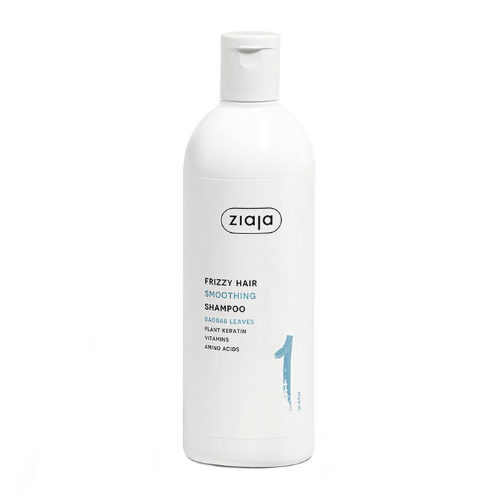 Ziaja Champú Suavizante Hojas de Baobab 400 ml: Limpieza Delicada, Control Frizz, Cabello Manejable y Fragancia Tropical Ziaja Champú Suavizante Hojas de Baobab 400 ml: Limpieza Delicada, Control Frizz, Cabello Manejable y Fragancia Tropical