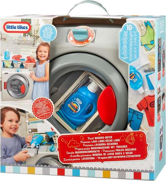 Little Tikes Mi Primera Lavadora Y Secadora 175084 Juguete Interactivo +2 Años Little Tikes Mi Primera Lavadora Y Secadora 175084 Juguete Interactivo +2 Años