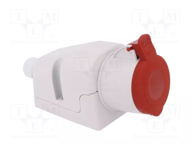PAWBOL Conector de alimentación AC trifásico hembra 16A 400V 5 pines PAWBOL Conector de alimentación AC trifásico hembra 16A 400V 5 pines