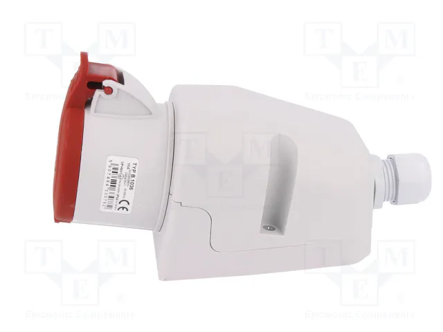 PAWBOL Conector de alimentación AC trifásico hembra 16A 400V 5 pines PAWBOL Conector de alimentación AC trifásico hembra 16A 400V 5 pines