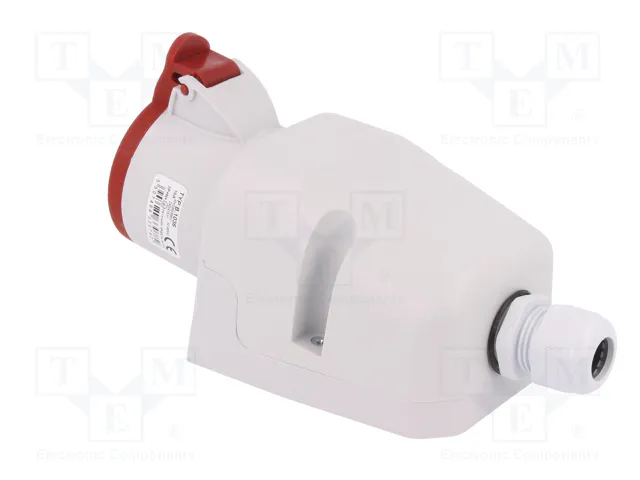PAWBOL Conector de alimentación AC trifásico hembra 16A 400V 5 pines PAWBOL Conector de alimentación AC trifásico hembra 16A 400V 5 pines