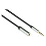 PYTHON Series Cable de audio jack de 4 polos negro 3m