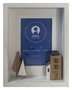 DKD Home Decor Marco de Fotos Casitas de Madera y Cristal, Pack de 2