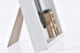 DKD Home Decor Marco Foto 10X15 Casitas Blanco Marron 2 Unidades 3.5 x 22 x 17 cm