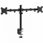 Approx APPSMD02 Soporte de Mesa con Brazo Articulado Doble para Monitores de 10-27 Pulgadas (25.4-68cm), Compatible VESA 100mm, Hasta 10kg
