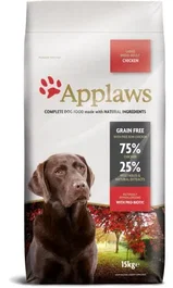 Applaws Pienso Seco para Perro Adulto Razas Grandes Sabor Pollo 15 kg