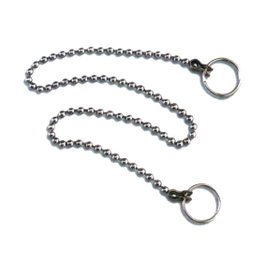 Cadena de bolas montada de 3,20x25 cm para lavabo