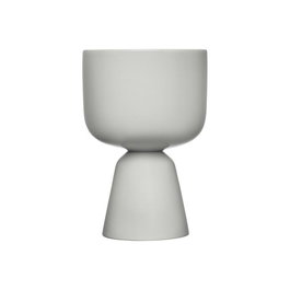 Iittala Maceta Blanca 2 Unidades 19x12,5 cm Colección Nappula - Para Plantas Pequeñas y Hierbas