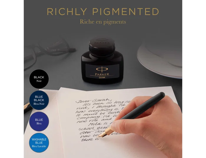 Parker Tinta Estilográfica Azul Permanente 57 ml