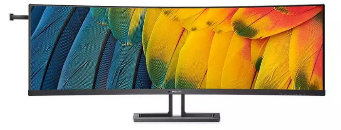Philips Monitor Profesional Curvo 45B1U6900C 44.5 pulg. Dual QHD