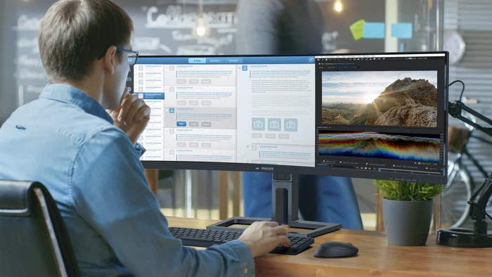 Philips 45B1U6900C Monitor Curvo SuperWide 44,5 5120x1440 USB-C
