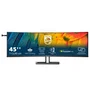 Philips 45B1U6900C/00 Monitor 44.5" Curvo SuperWide 32:9, Dual Quad HD 5120x1440, 75Hz, 4ms, VA, USB-C con 100W PD, DisplayPort, HDMI, HDR400, Altavoces, KVM, Negro